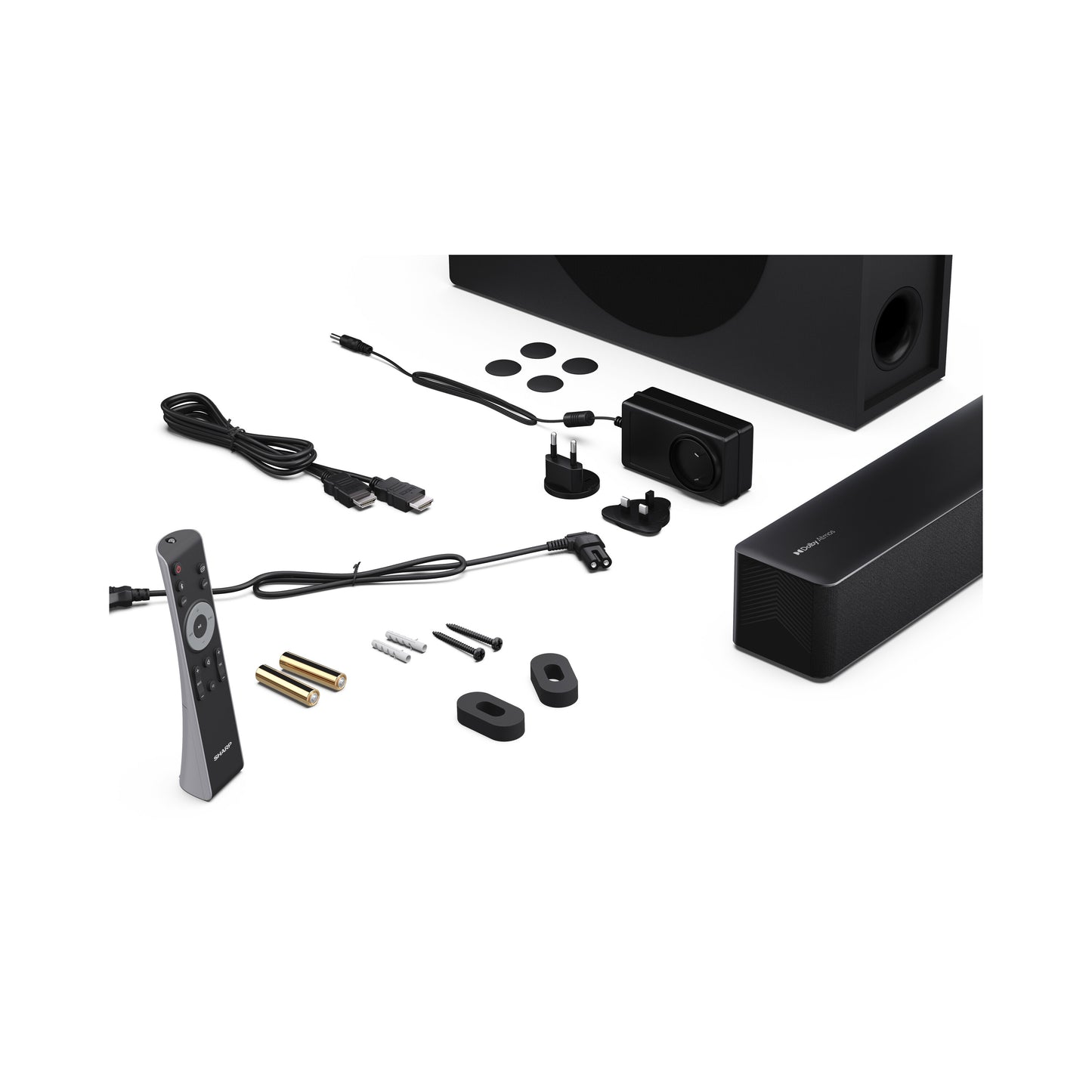 2.1 Dolby Atmos® Soundbar – mit kabellosem Subwoofer & Bluetooth 5.3 Musikstreaming