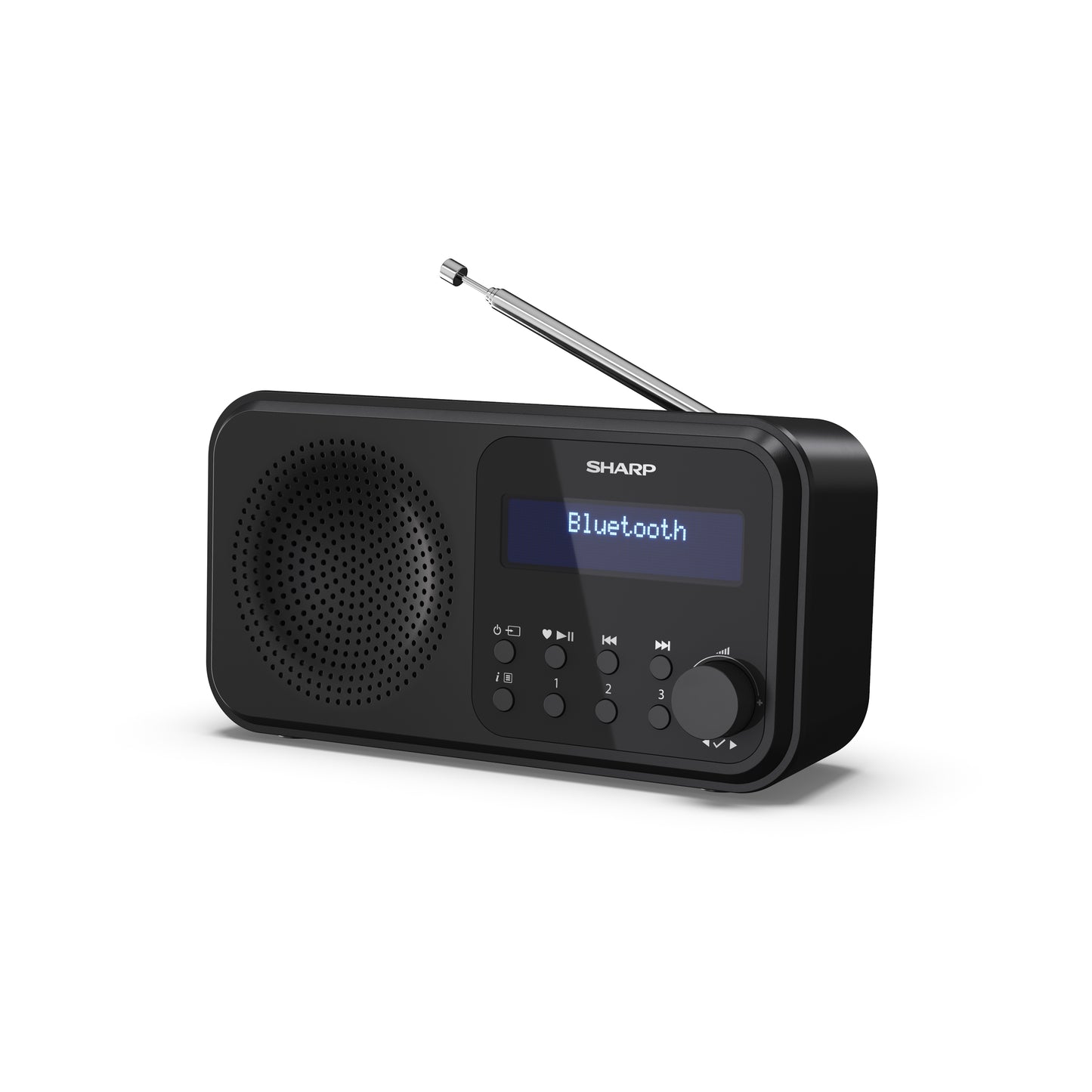 DR-P420BK – Tragbares Digitalradio mit DAB+/FM & Bluetooth – 20 Senderspeicher, USB- oder Batteriebetrieb
