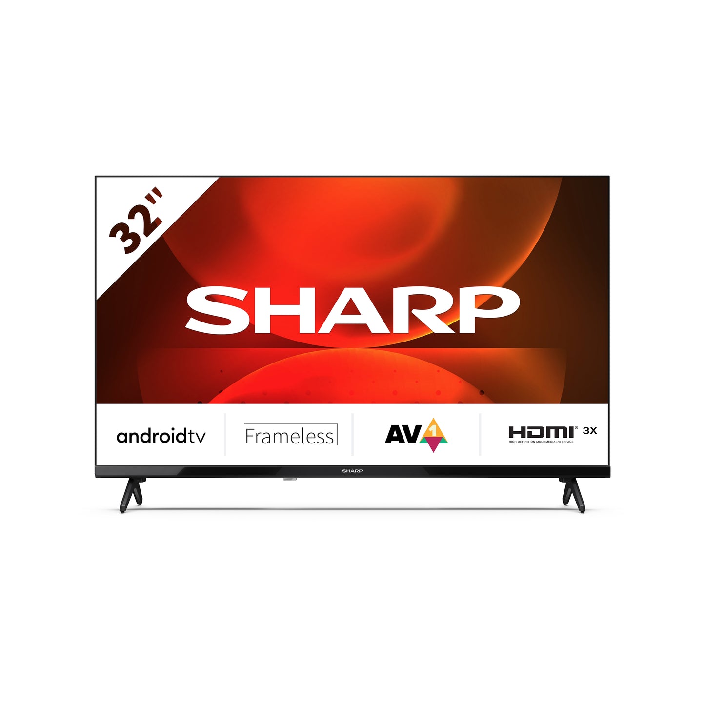 32FH2EA - 32 Zoll Fernseher (80 cm) HD Ready Android TV - LED Smart TV (HDMI, Receiver, Chromecast, Bluetooth)