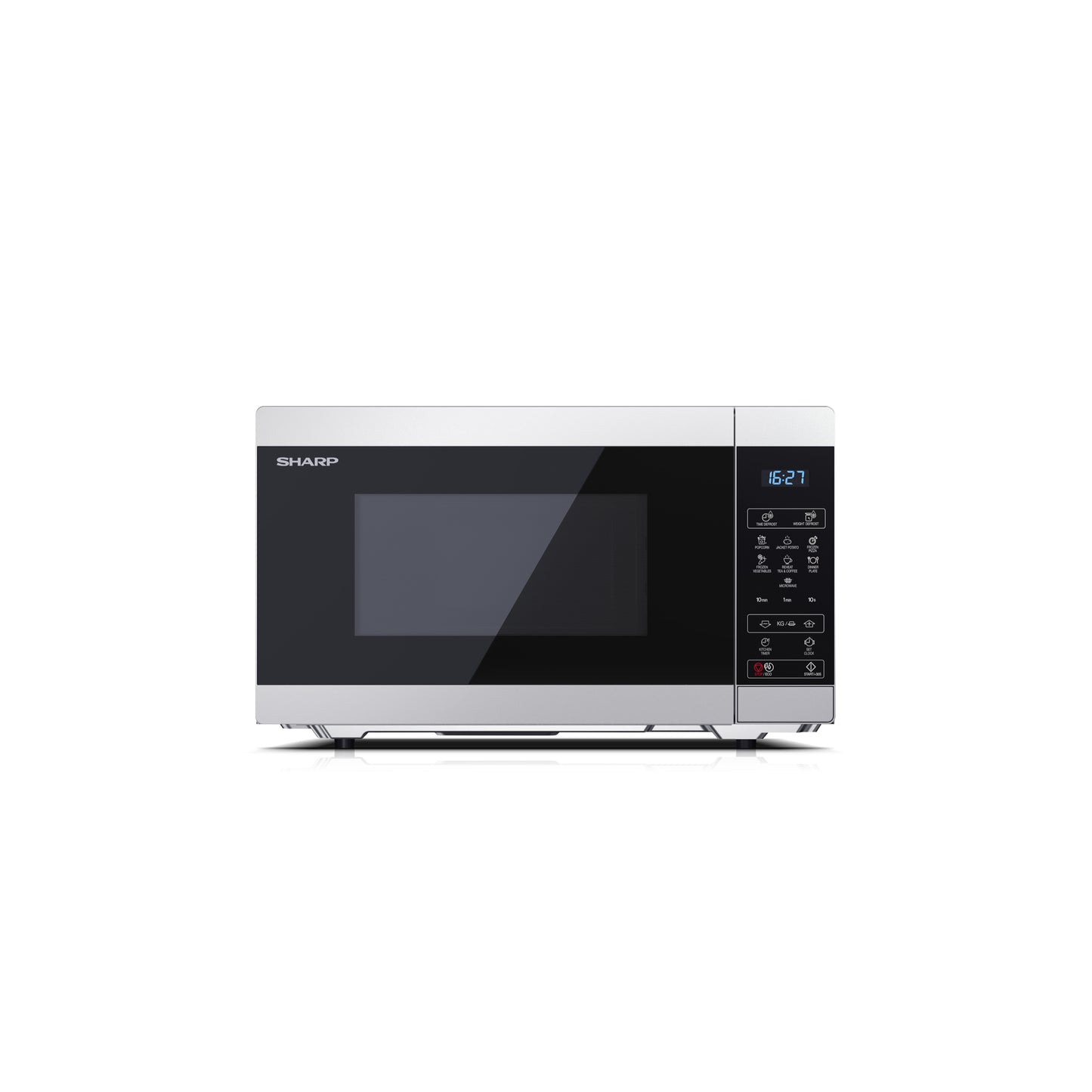 YC-MS252AE-S – Mikrowellenherd (25L, 900W, 11 Stufen) – digitale Steuerung, LED-Innenbeleuchtung, Kindersicherung
