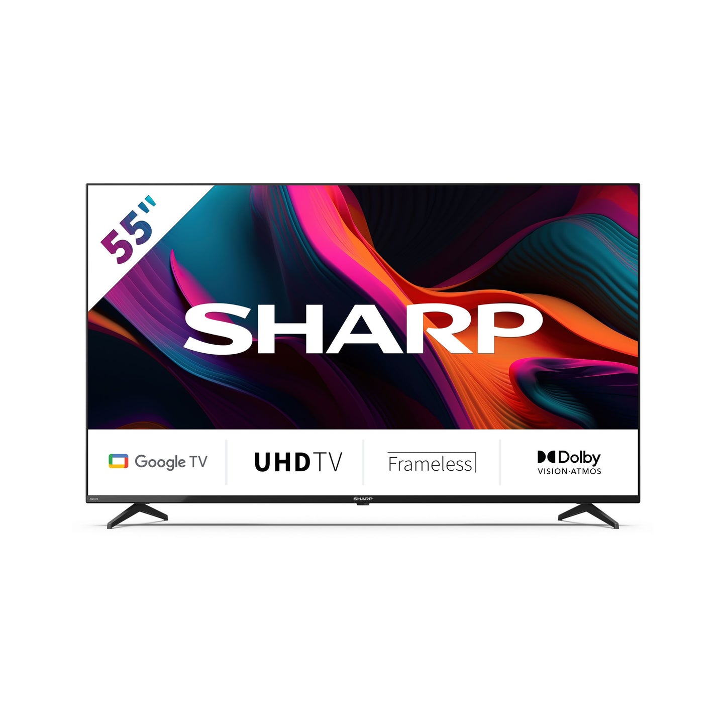 55GL4260E – 55 Zoll Fernseher 4K Ultra HD Google TV – Rahmenloses Design, Dolby Vision, Dolby Atmos, Smooth Motion