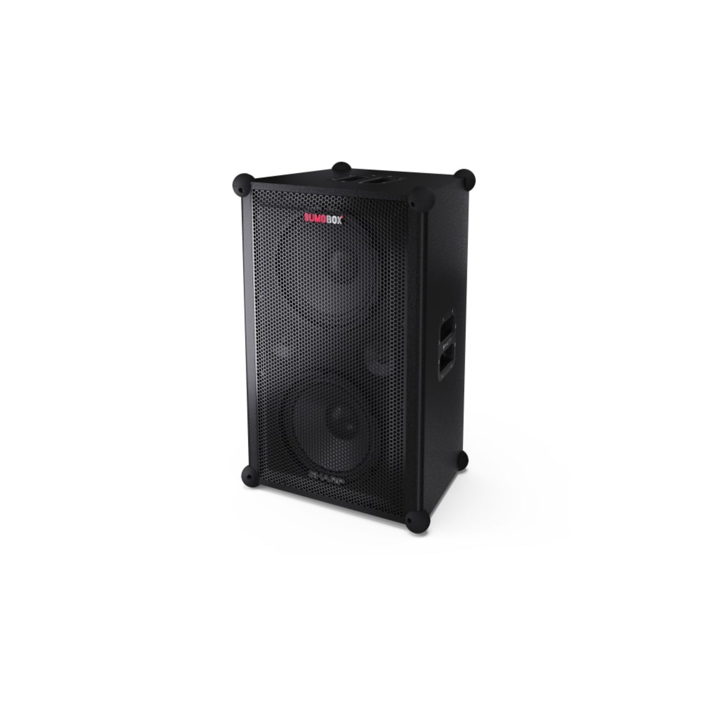 CP-LS200 SumoBox Pro- tragbarer Party Lautsprecher Bluetooth 5.0 (200W RMS, 108 dB, IPX4, Akku 8h, XLR/TRS, Equalizer, TWS, Holzgehäuse, Devialet SAM®, App-Steuerung)