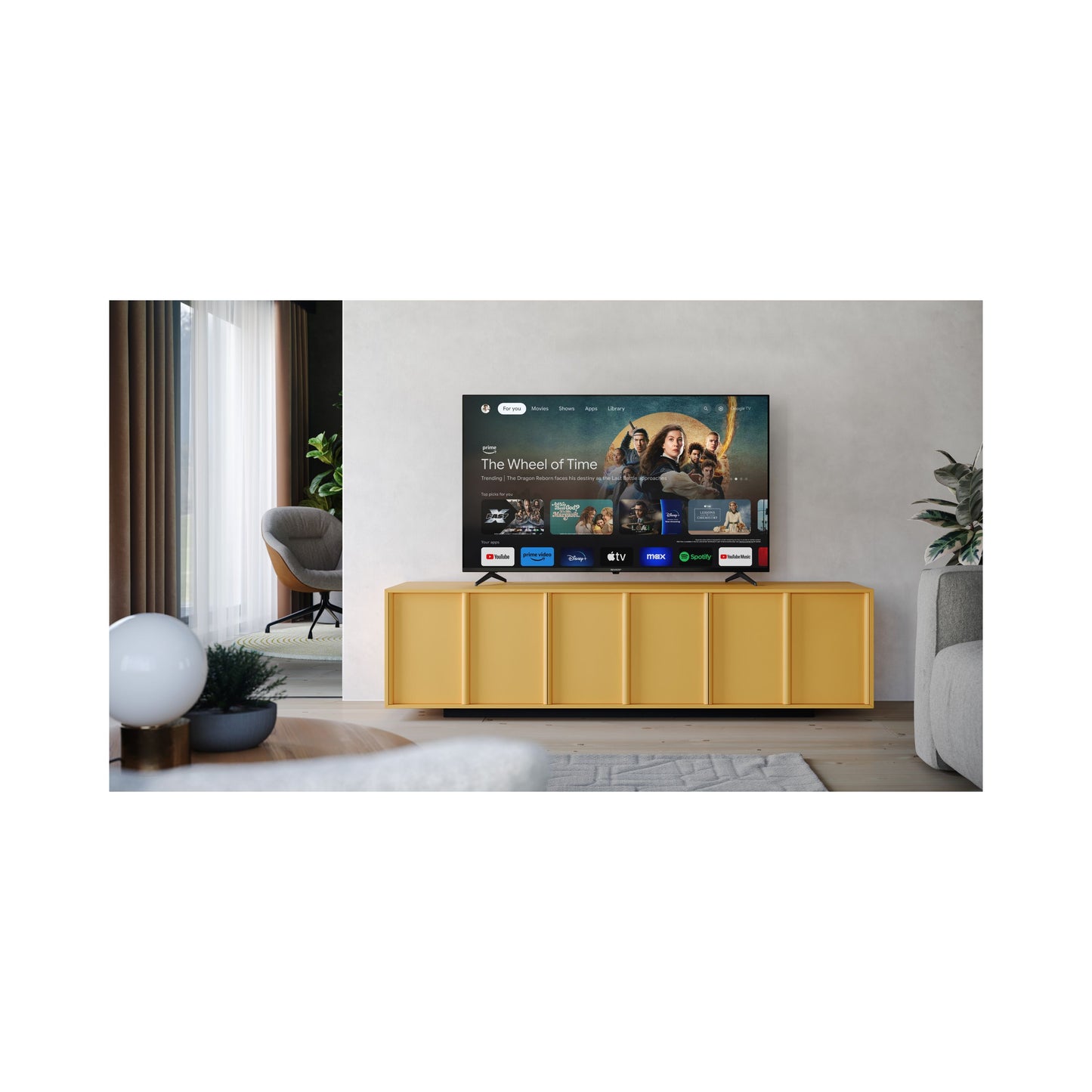 55GL4260E – 55 Zoll Fernseher 4K Ultra HD Google TV – Rahmenloses Design, Dolby Vision, Dolby Atmos, Smooth Motion