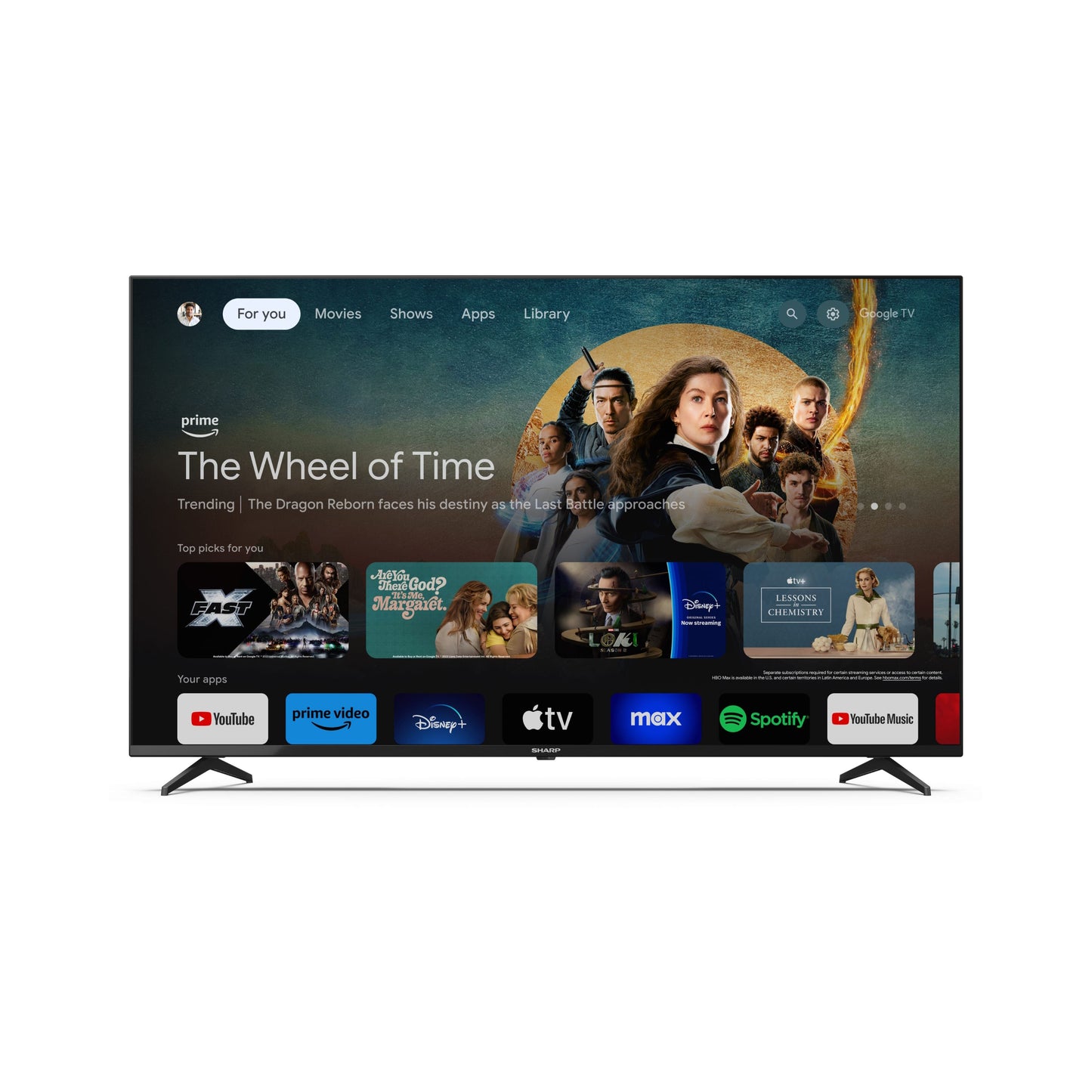 50GL4260E – 50 Zoll Fernseher 4K Ultra HD Google TV – Rahmenloses Design, Dolby Vision, Dolby Atmos, Smooth Motion, HDMI 2.1 eARC, Google Assistant, Chromecast