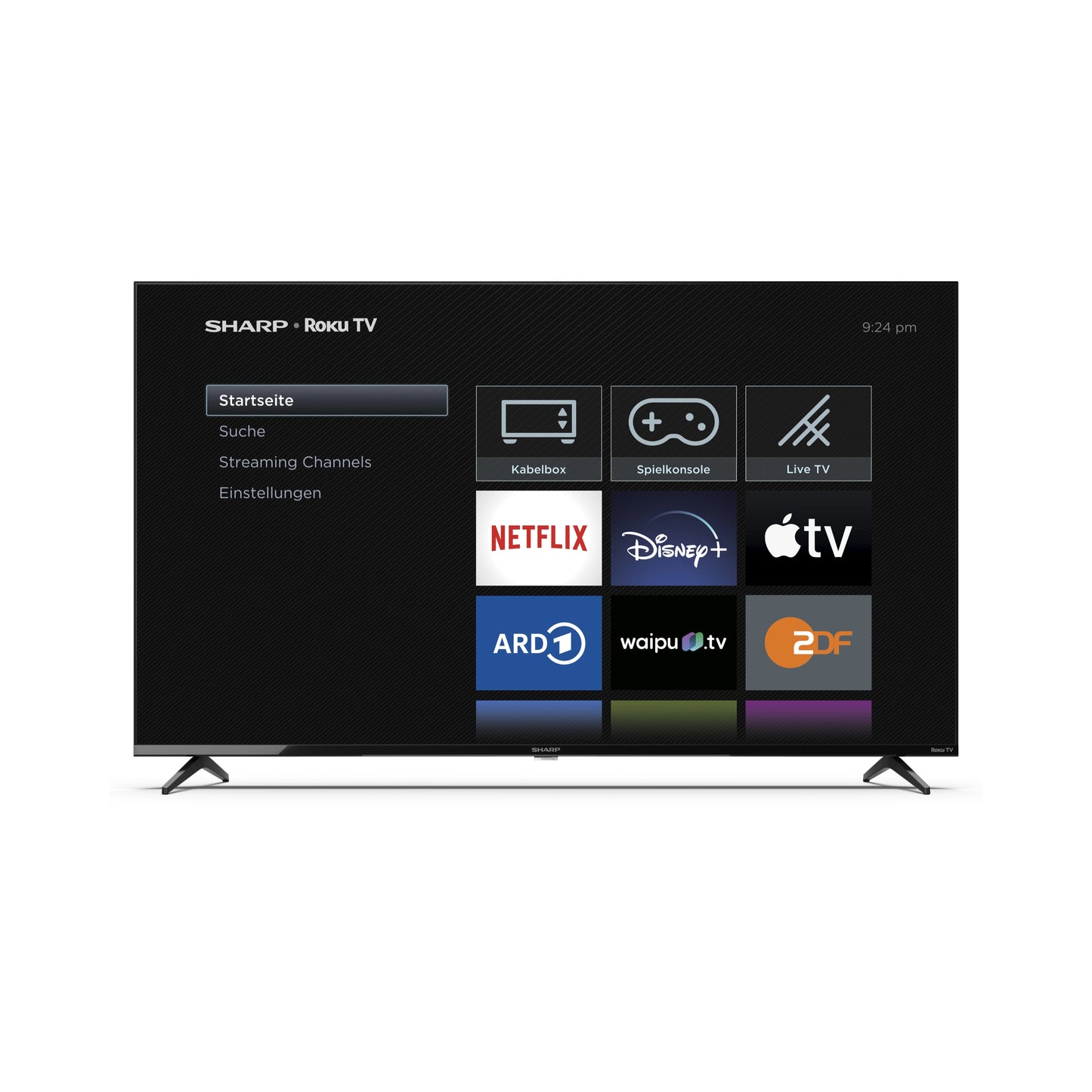 43GJ4225E - 43 Zoll Fernseher (108 cm) 4K Ultra HD Roku TV - Gaming & Streaming LED Smart TV ohne Rahmen (HDR10, HDMI 2.1, AV1-Codec, Receiver, WLAN) - Netflix, Prime, Youtube, Disney+, Apple TV