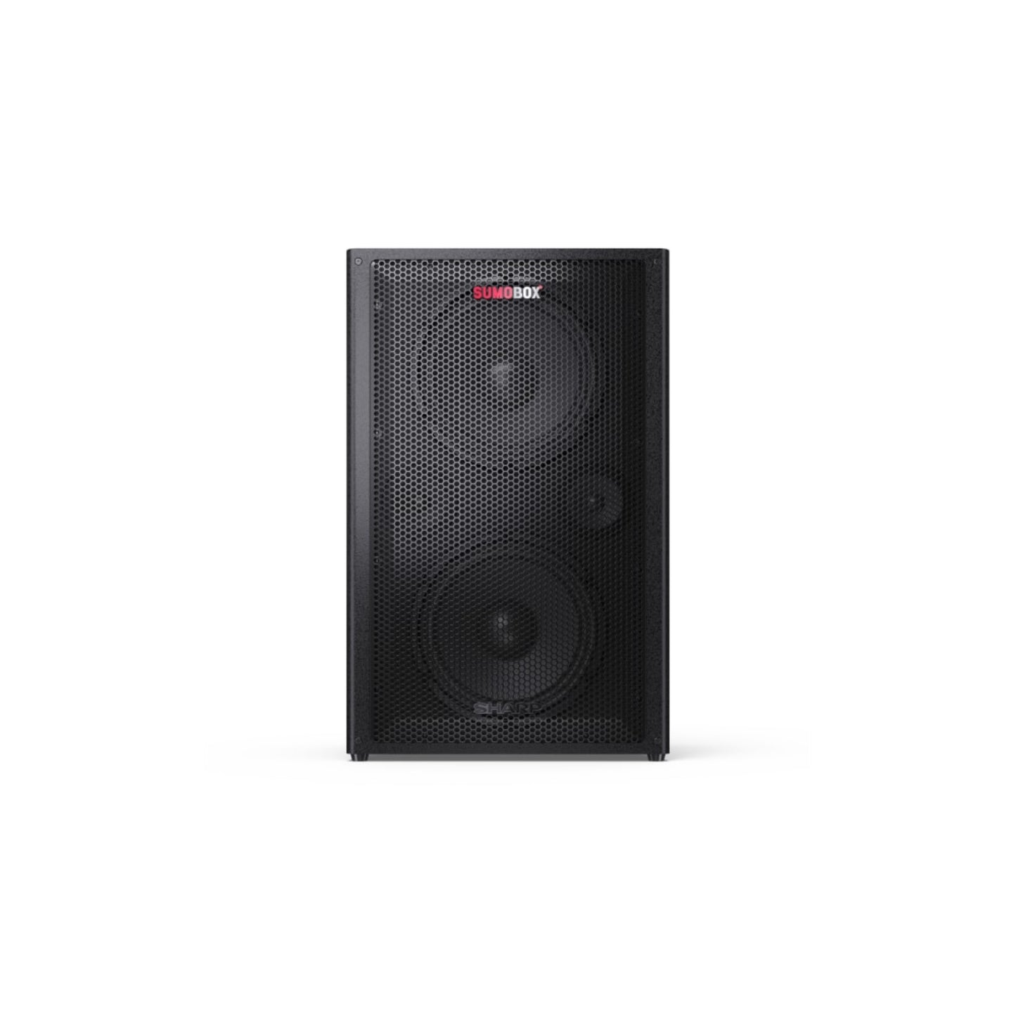 CP-LS200 SumoBox Pro- tragbarer Party Lautsprecher Bluetooth 5.0 (200W RMS, 108 dB, IPX4, Akku 8h, XLR/TRS, Equalizer, TWS, Holzgehäuse, Devialet SAM®, App-Steuerung)