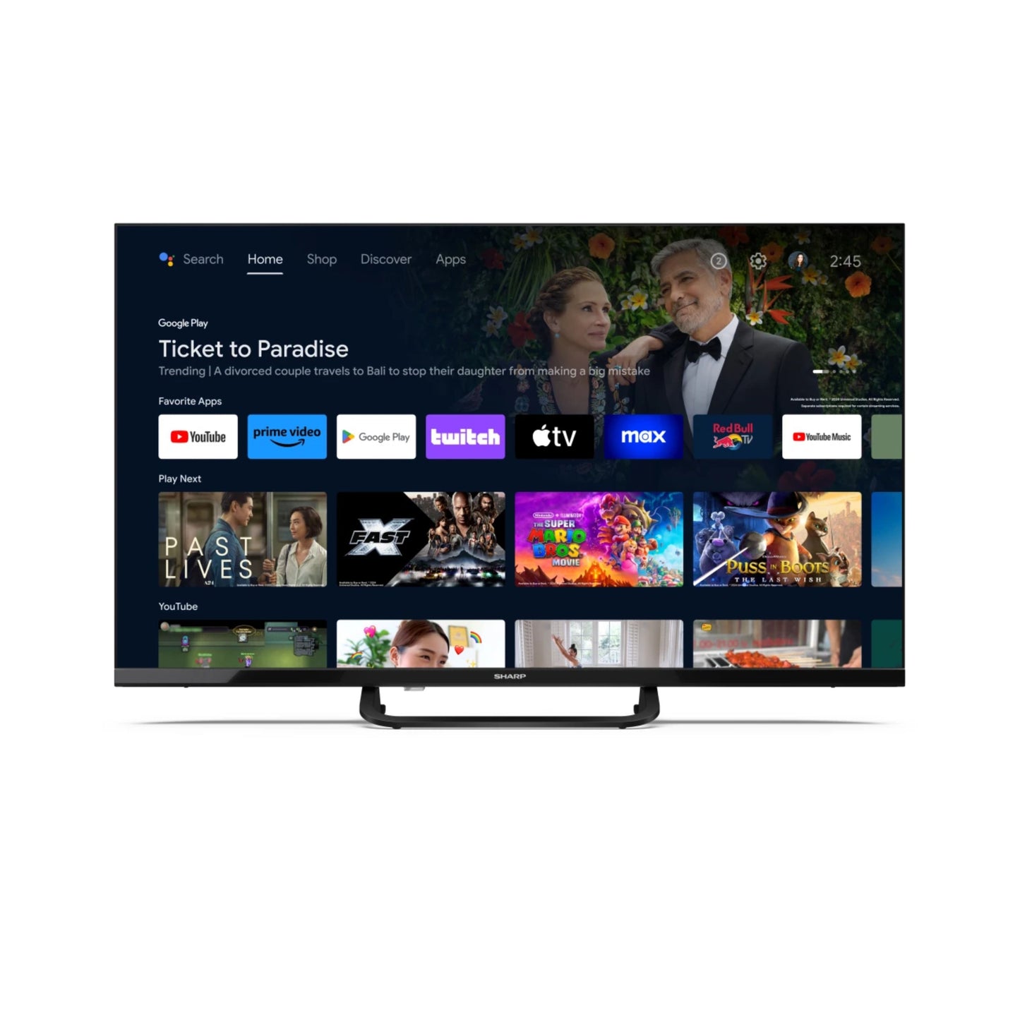 32FH8EA – 32 Zoll Fernseher Full HD Android TV mit rahmenlosem Design – Chromecast, Google Assistant, HARMAN/KARDON Lautsprecher, WLAN, Bluetooth, HDMI, USB