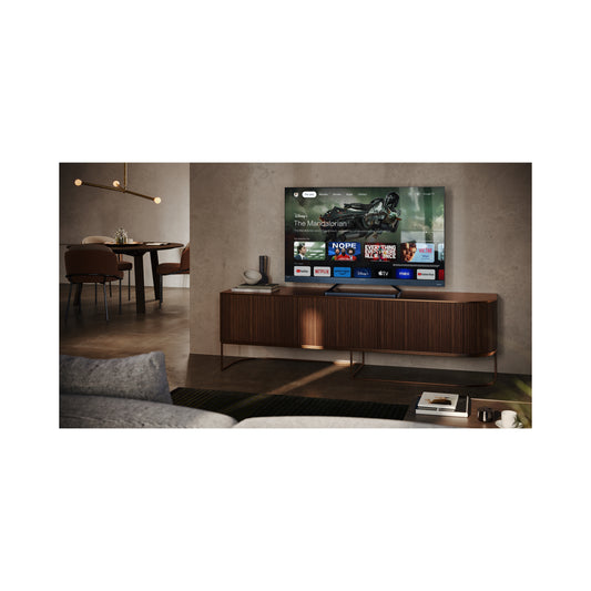 50 Zoll 4K QLED Google TV – rahmenloser Fernseher mit 144Hz, Dolby Vision IQ & Atmos