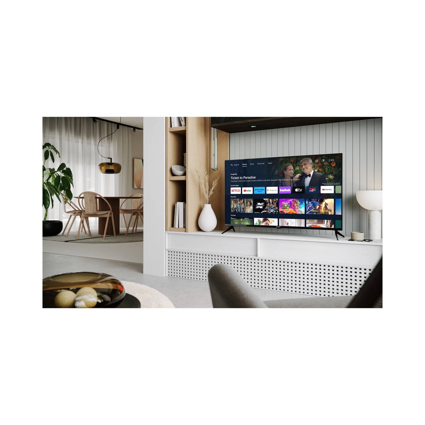 43FH2EA - 43 Zoll Fernseher (108 cm) Full HD Android TV - LED Smart TV (HDMI, Receiver, Chromecast, Bluetooth)