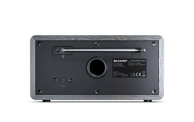 DAB+ Digitalradio – kompaktes Holzradio mit Bluetooth & Weckerfunktion