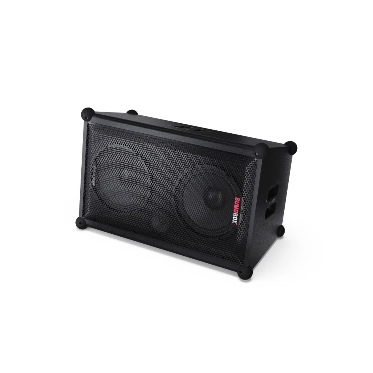 CP-LS200 SumoBox Pro- tragbarer Party Lautsprecher Bluetooth 5.0 (200W RMS, 108 dB, IPX4, Akku 8h, XLR/TRS, Equalizer, TWS, Holzgehäuse, Devialet SAM®, App-Steuerung)