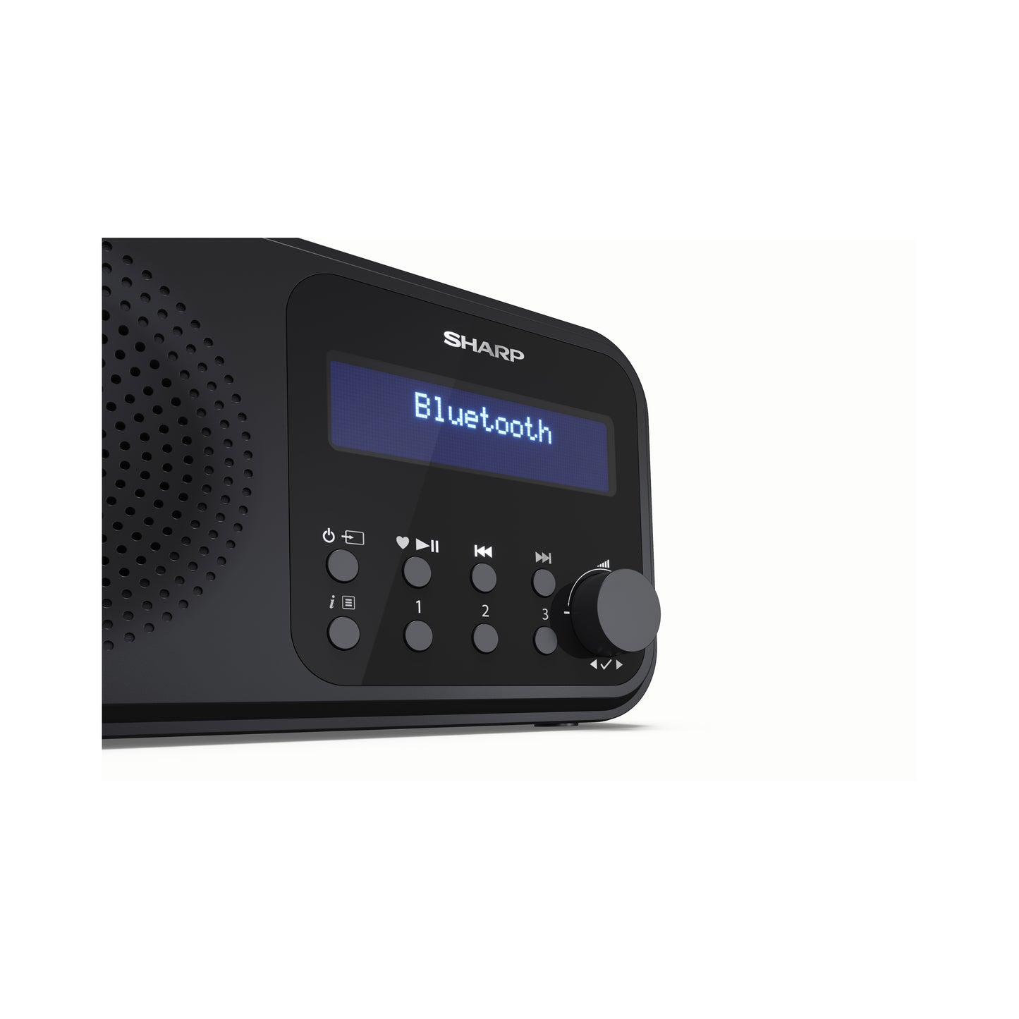 DR-P420BK – Tragbares Digitalradio mit DAB+/FM & Bluetooth – 20 Senderspeicher, USB- oder Batteriebetrieb
