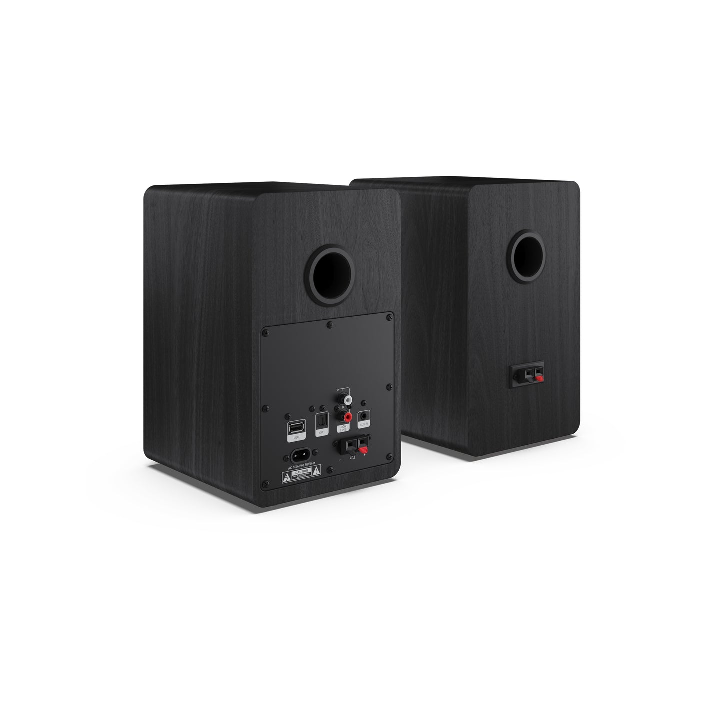 CP-SS30(BK) – Regallautsprecher (60W RMS, 2-Wege-Aktivboxen) mit Bluetooth 5.0 – USB, AUX- & optischer Eingang