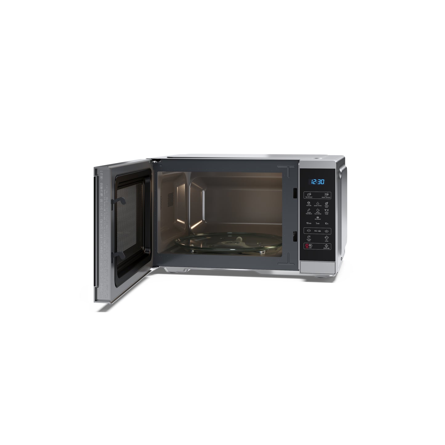 YC-MS252AE-S – Mikrowellenherd (25L, 900W, 11 Stufen) – digitale Steuerung, LED-Innenbeleuchtung, Kindersicherung