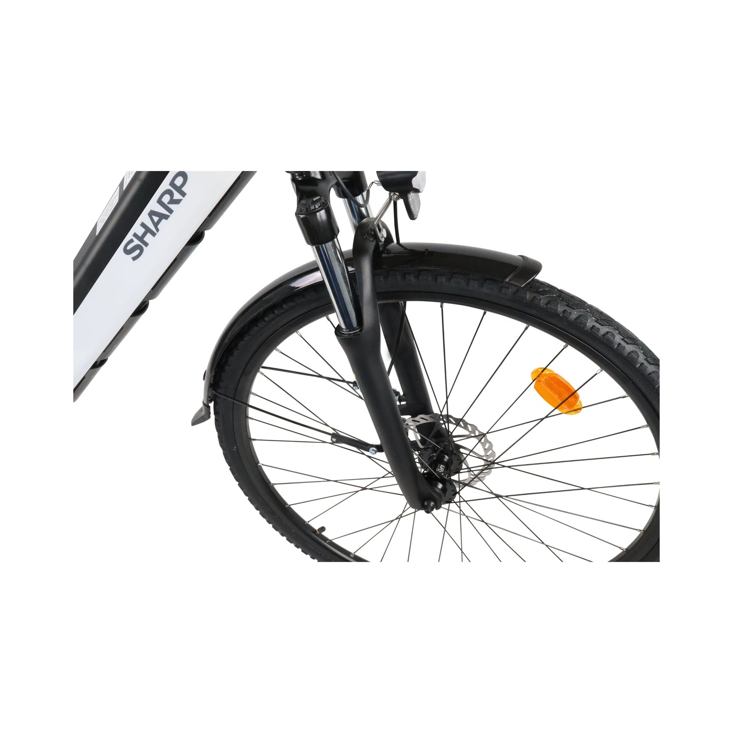 ED05EW - City e-Bike für Damen - elegantes 28 Zoll Tiefeinsteiger Pedelec (250 W Motor, 18,5 Zoll Rahmen, 12.8Ah Akku, Shimano 7-Gang, Scheibenbremsen, 25km/h, bis 80km Reichweite) - weiß