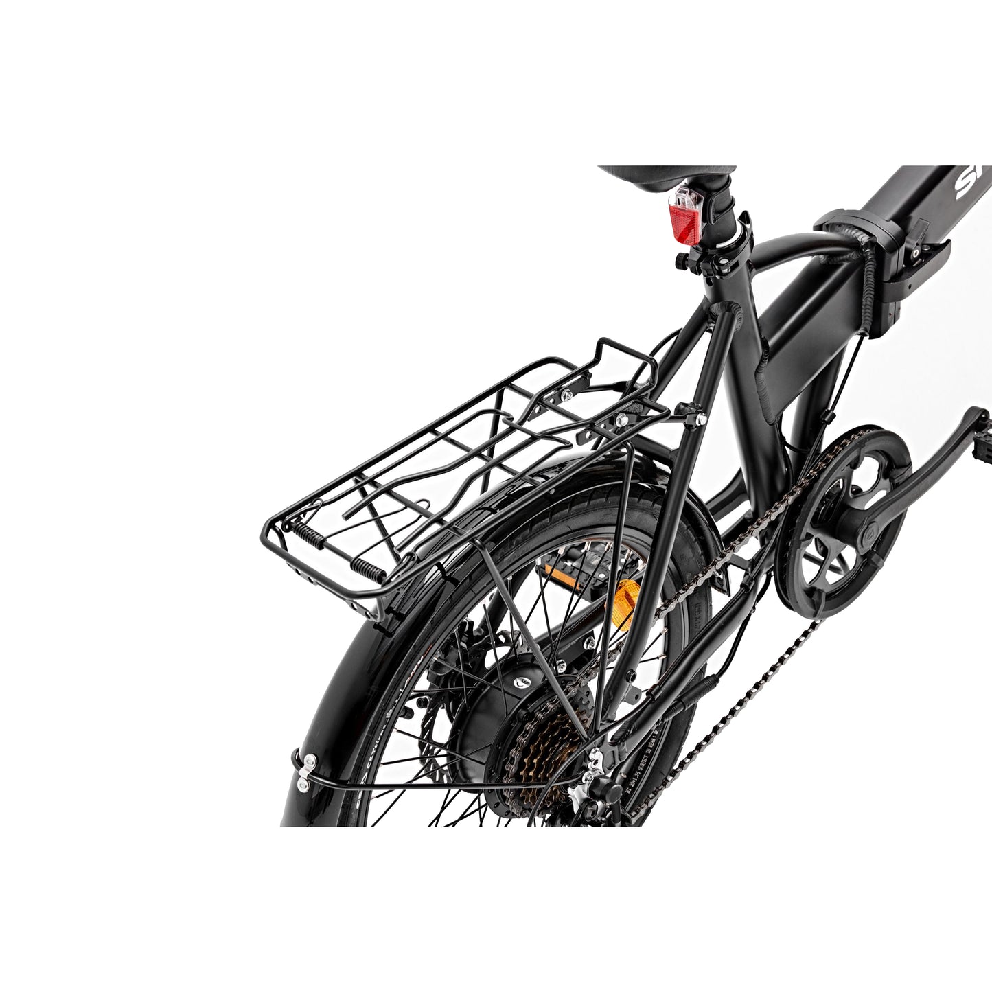 FD03EB Faltbares e-Bike 20 Zoll – Aluminium-Klapprad mit 250W Rückradmotor, Shimano 6-Gang, abnehmbarem 7,5Ah Akku, Federung vorne, LED-Display, bis 40 km Reichweite