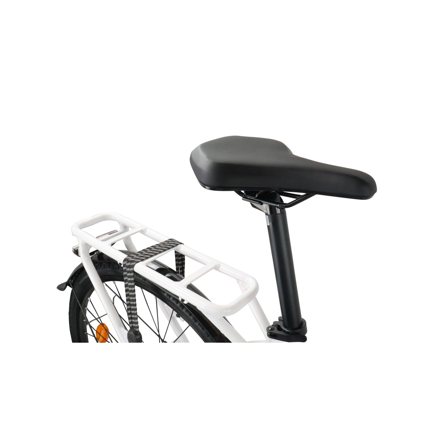 ED05EW - City e-Bike für Damen - elegantes 28 Zoll Tiefeinsteiger Pedelec (250 W Motor, 18,5 Zoll Rahmen, 12.8Ah Akku, Shimano 7-Gang, Scheibenbremsen, 25km/h, bis 80km Reichweite) - weiß
