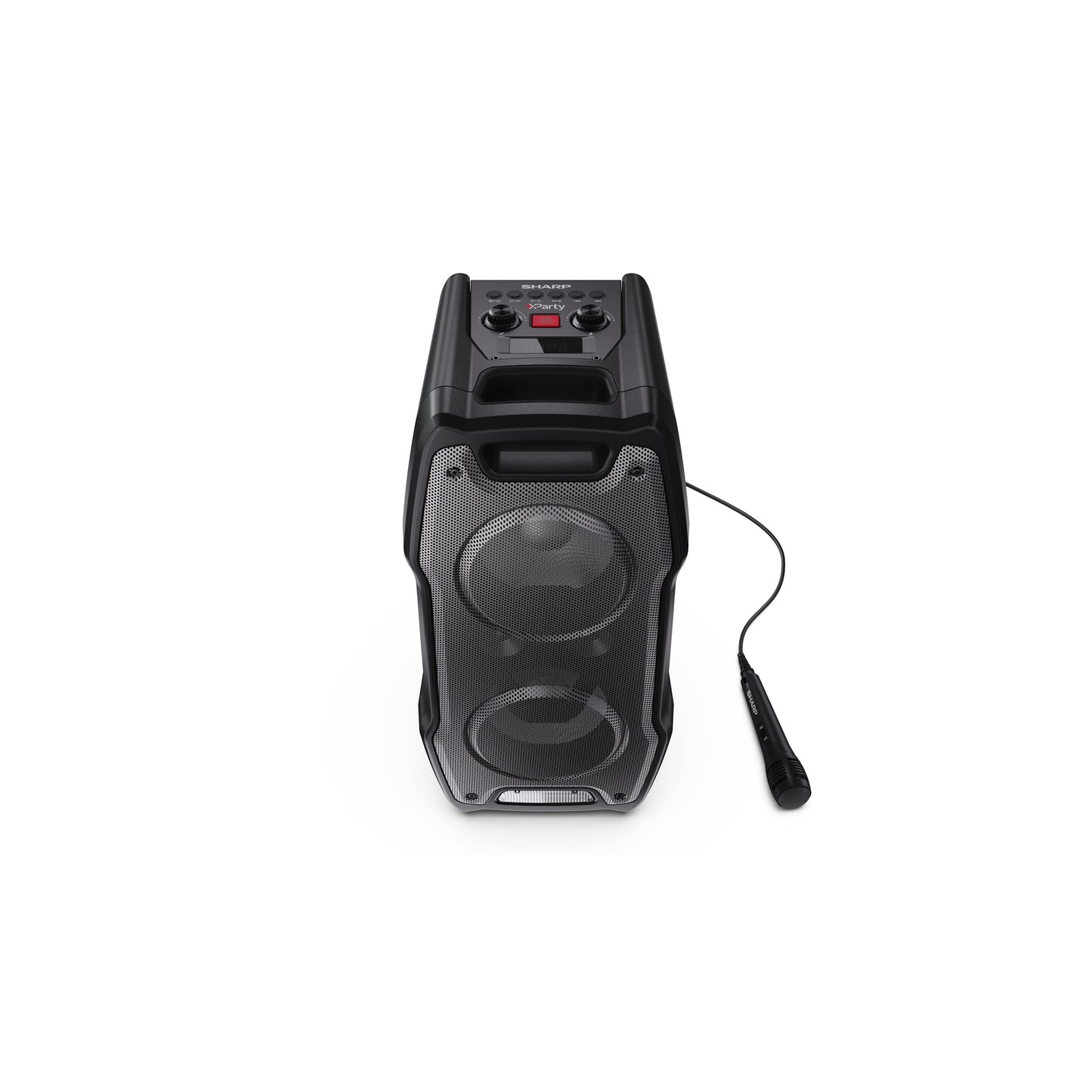 PS-931 – Party Lautsprecher 180W mit Bluetooth 5.3, Mikrofon & Disco-Lichtern – Karaoke-Funktion, Super Bass