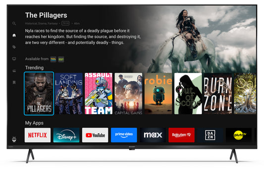 55 Zoll 4K Ultra HD QLED TiVo Smart TV – rahmenloser Fernseher mit Dolby Vision™, Dolby Atmos® & HDMI 2.1