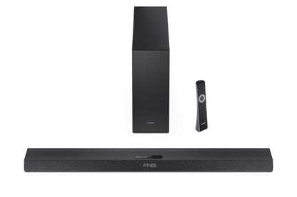 2.1 Dolby Atmos® Soundbar – ultraflach mit kabellosem Subwoofer & Bluetooth 5.3