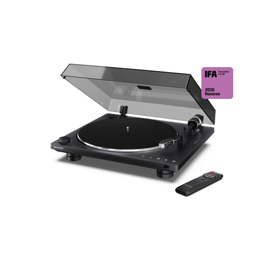 Automatischer Bluetooth-Plattenspieler – mit Audio Technica® Tonabnehmer & USB-Aufnahme