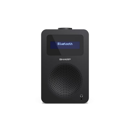 DR-430BK – Digitalradio mit DAB+/FM & Bluetooth – 20 Senderspeicher, 5-Watt-Lautsprecher, Kopfhöreranschluss