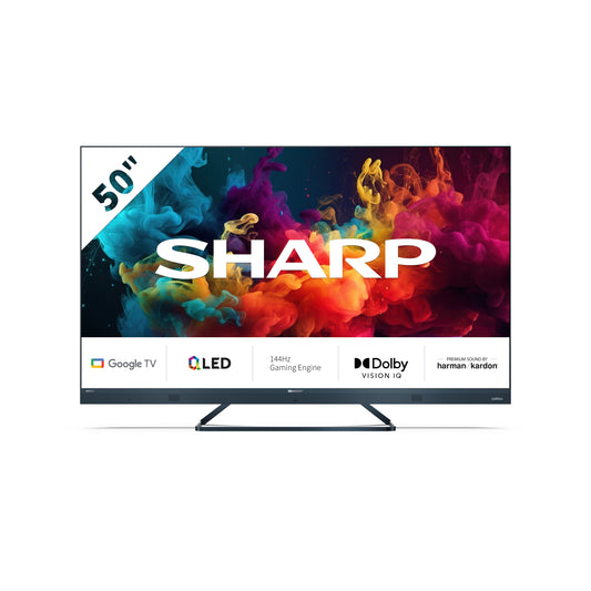 50FQ5EG – 50 Zoll Fernseher 4K Ultra HD Quantum Dot Google TV – 144Hz, Harman-Kardon Soundsystem, Gaming-ready