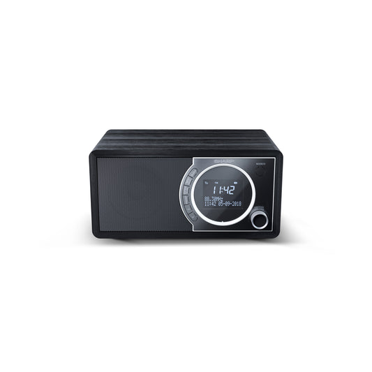 DR-450BK – Digitalradio mit DAB+/FM & Bluetooth – 20 Senderspeicher, LCD-Display mit Dimmer, Weckerfunktion