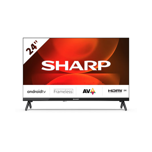 24FH2EA - 24 Zoll Fernseher (60 cm) HD Ready Android TV - LED Smart TV (HDMI, Receiver, Chromecast, Bluetooth)