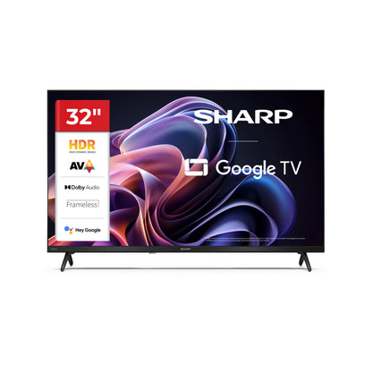 32 Zoll HD Google TV – Smart Fernseher mit HDR10, Bluetooth & Google Assistant
