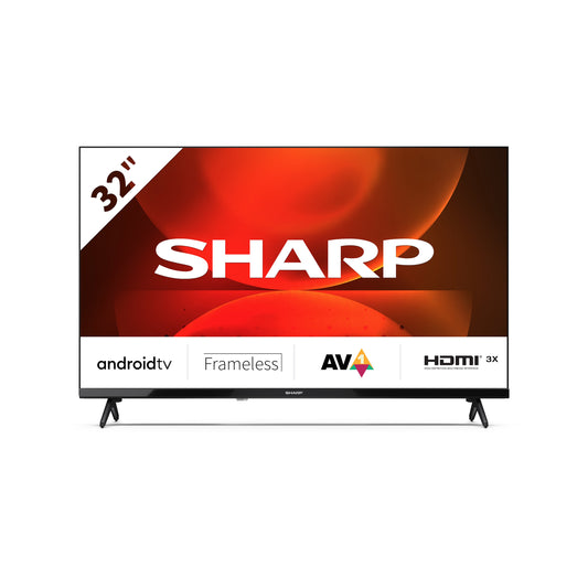 32FH2EA - 32 Zoll Fernseher (80 cm) HD Ready Android TV - LED Smart TV (HDMI, Receiver, Chromecast, Bluetooth)