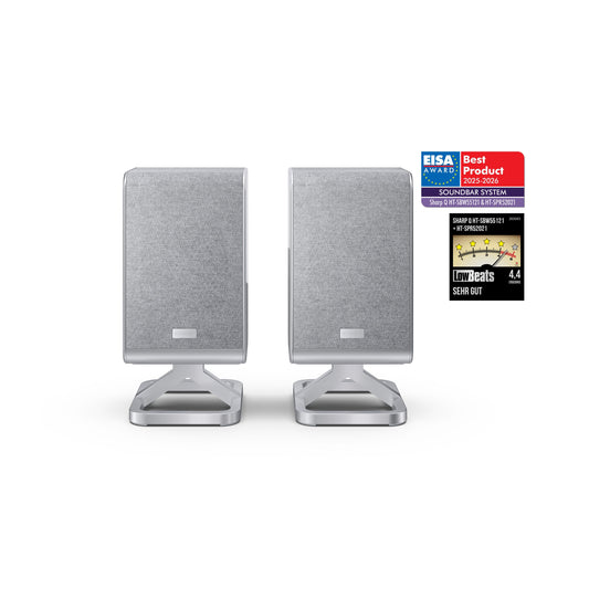 2.0.2 Kabellose Rear-Surround Lautsprecher – 200W Leistung mit Dolby Atmos® & DTS:X® - silber