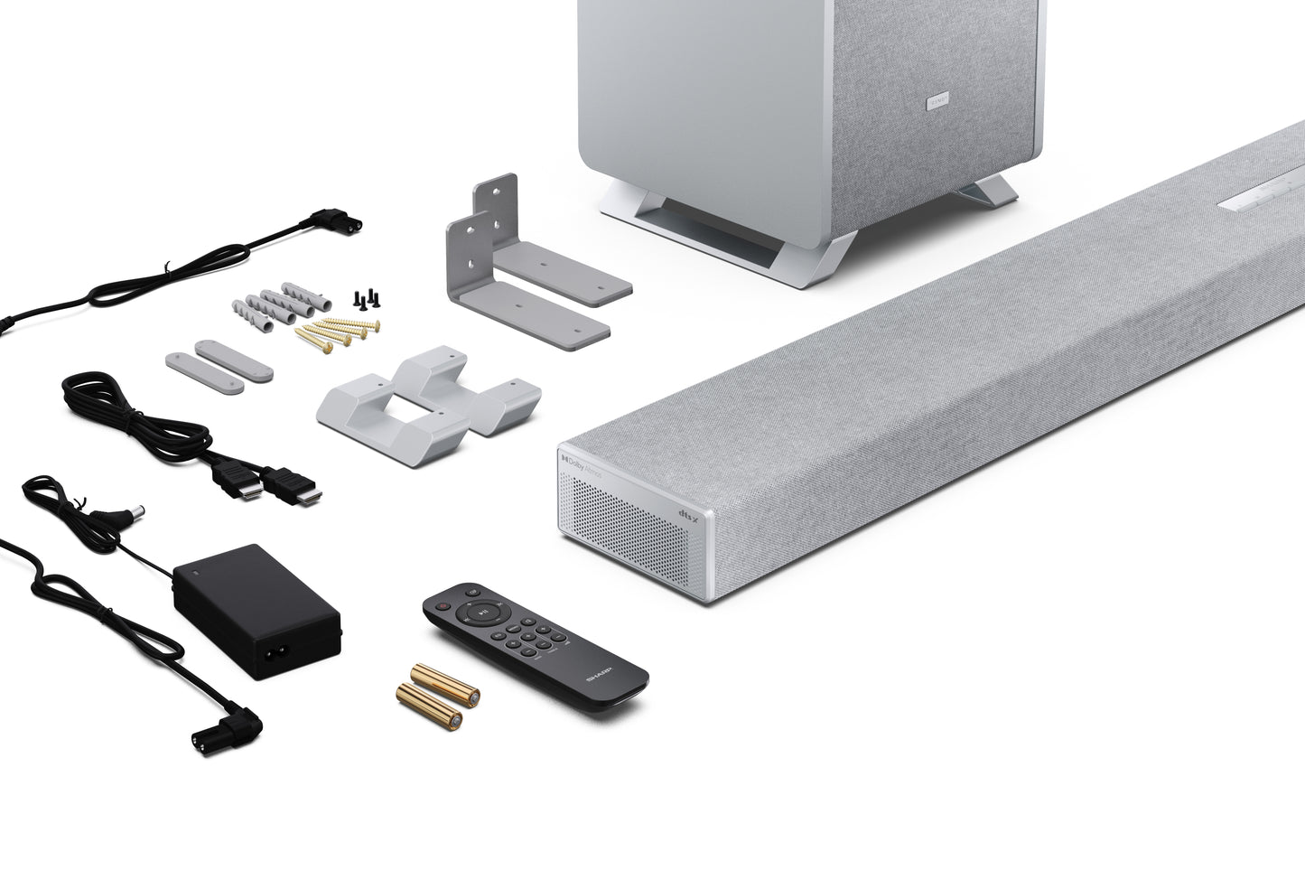 5.1.2 Dolby Atmos Soundbar – stilvoller Heimkino-Sound mit 650W & kabellosem Subwoofer