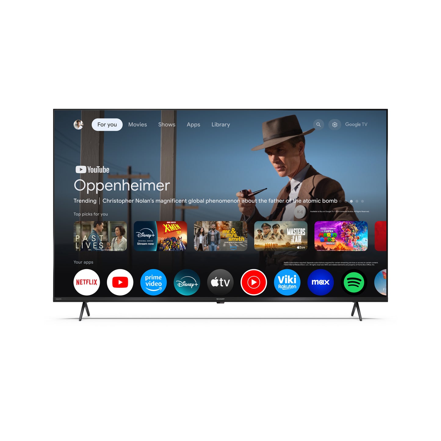 50 Zoll 4K Ultra HD QLED Google TV – Smart Fernseher mit Dolby Vision™, Dolby Atmos® & HDMI 2.1