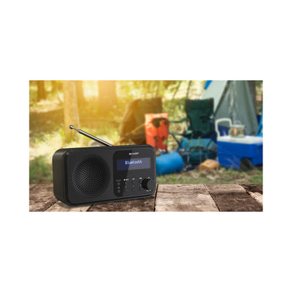 DR-P420BK – Tragbares Digitalradio mit DAB+/FM & Bluetooth – 20 Senderspeicher, USB- oder Batteriebetrieb