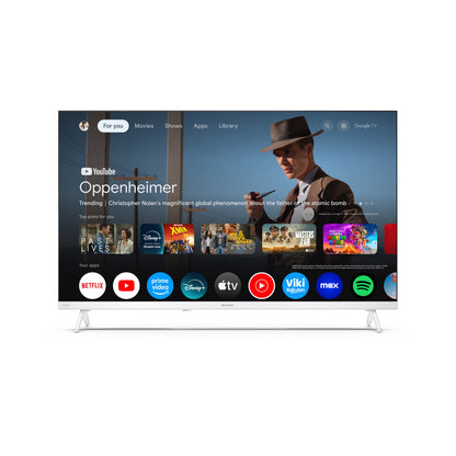 32 Zoll HD Google TV – Smart Fernseher mit HDR10, Bluetooth & Google Assistant