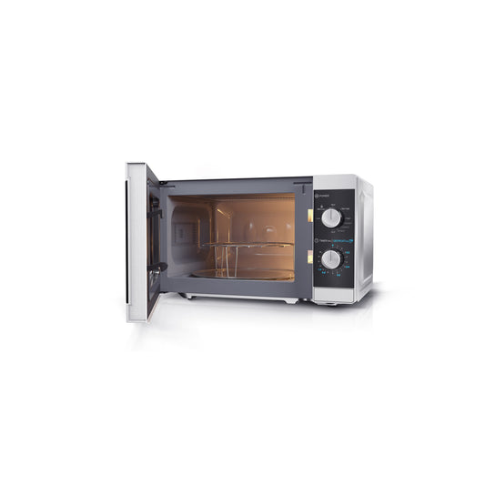 YC-MG01E-S – Grill-Mikrowellenherd (20L, 800W Mikrowelle, 1000W Grill) – Manuelle Steuerung, Garraumbeleuchtung