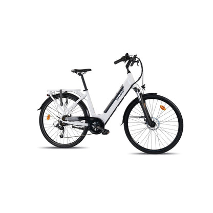 damen e bike akku im rahmen Sharp Hybrid City E-Bike mit tiefem Einstieg
