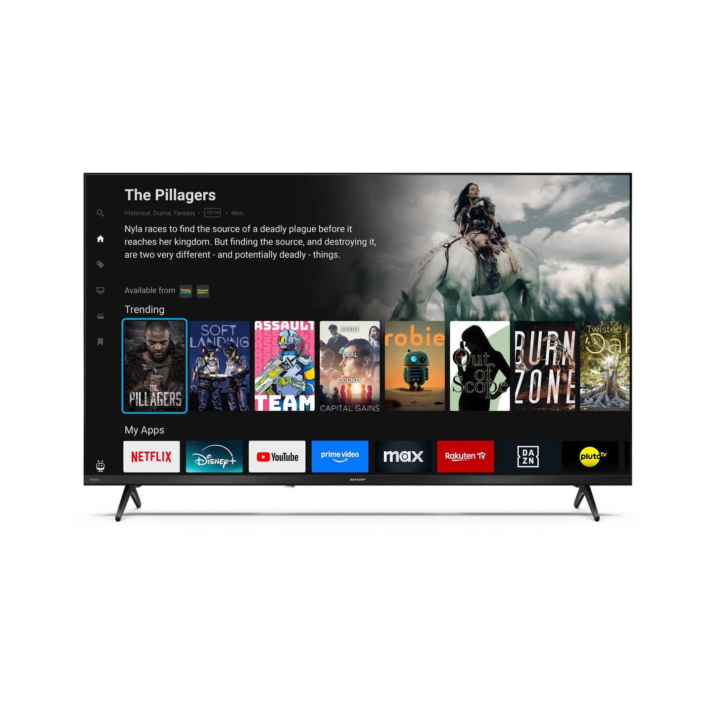 40 Zoll Full HD TiVo Smart TV – rahmenloser LED-Fernseher mit HDR10, AV1 & WLAN