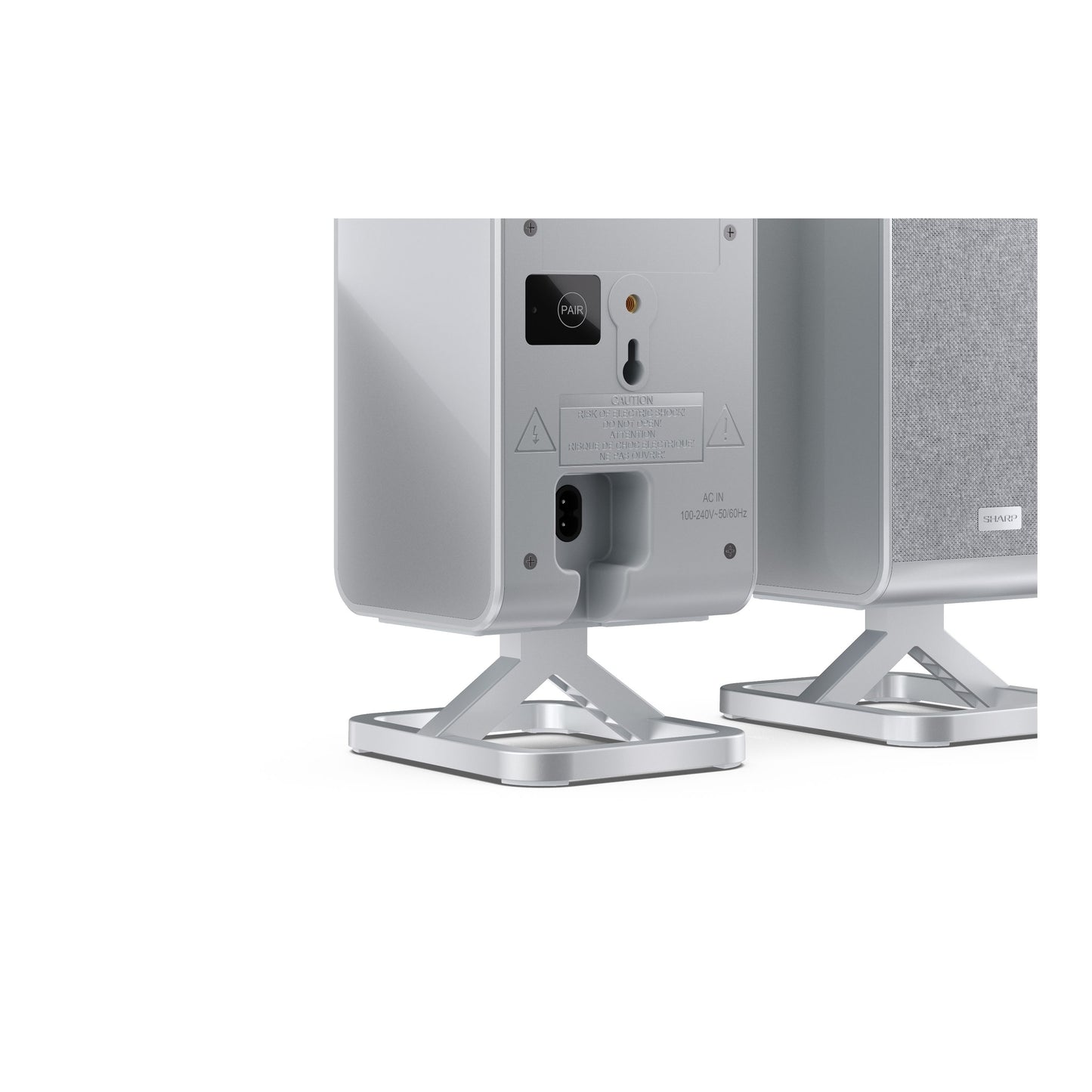 2.0.2 Kabellose Rear-Surround Lautsprecher – 200W Leistung mit Dolby Atmos® & DTS:X® - silber