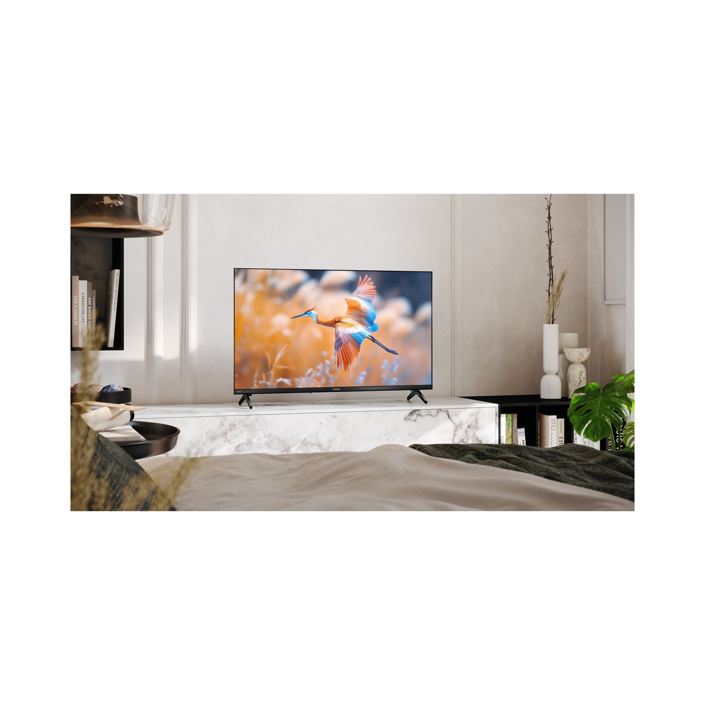 32 Zoll HD QLED Google TV – Smart Fernseher mit HDR10, Bluetooth & Google Assistant