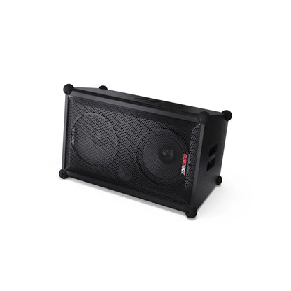 CP-LS200 SumoBox Pro- tragbarer Party Lautsprecher Bluetooth 5.0 (200W RMS, 108 dB, IPX4, Akku 8h, XLR/TRS, Equalizer, TWS, Holzgehäuse, Devialet SAM®, App-Steuerung)