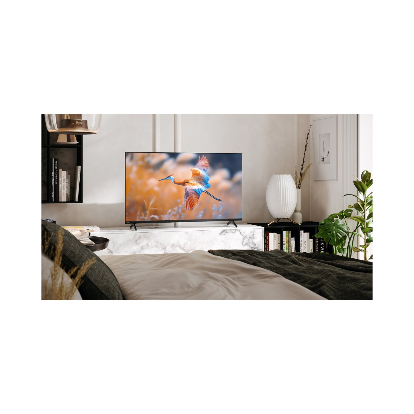 40 Zoll Full HD QLED Google TV – Smart Fernseher mit HDR10, Bluetooth & Google Assistant