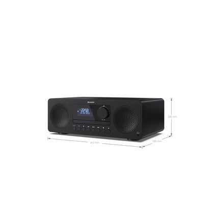 XL-B720D – Kompaktanlage mit DAB+/FM, Bluetooth 5.0, CD-Player & USB-Wiedergabe – 60W Lautsprecher, Dynamic Range Control, All-in-One Hi-Fi System