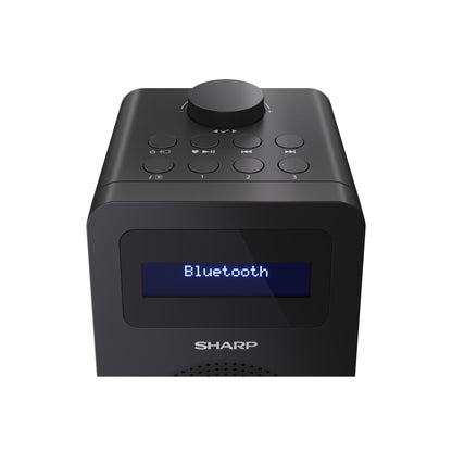 DR-430BK – Digitalradio mit DAB+/FM & Bluetooth – 20 Senderspeicher, 5-Watt-Lautsprecher, Kopfhöreranschluss