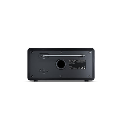DR-450BK – Digitalradio mit DAB+/FM & Bluetooth – 20 Senderspeicher, LCD-Display mit Dimmer, Weckerfunktion