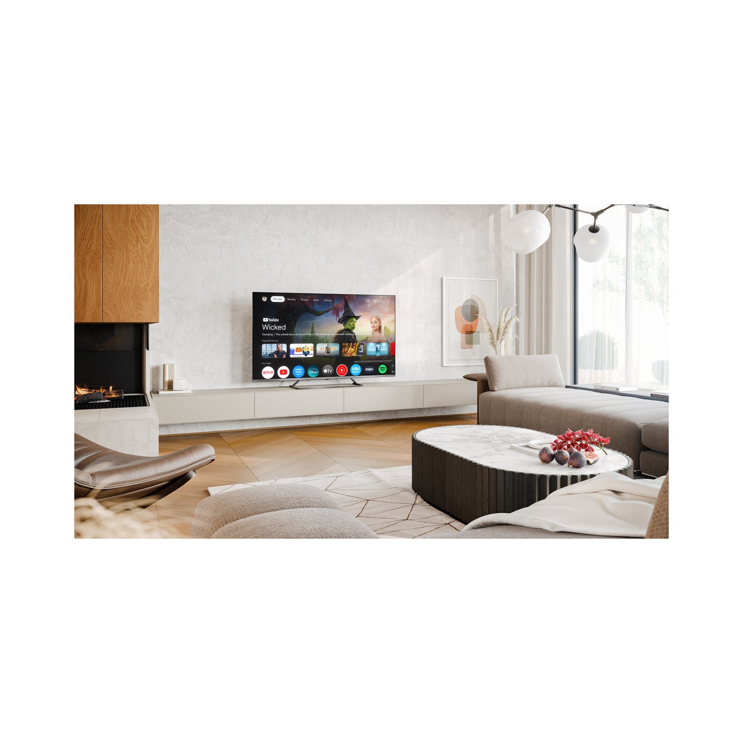 55 Zoll 4K Ultra HD Google TV – QLED Fernseher mit Dolby Vision™ & Dolby Atmos®