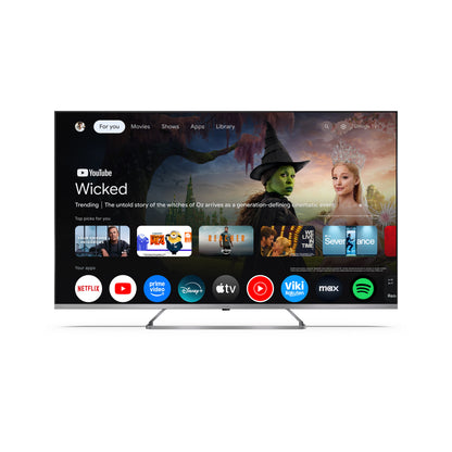 50 Zoll 4K Ultra HD Google TV – QLED Fernseher mit Dolby Vision™ & Dolby Atmos®