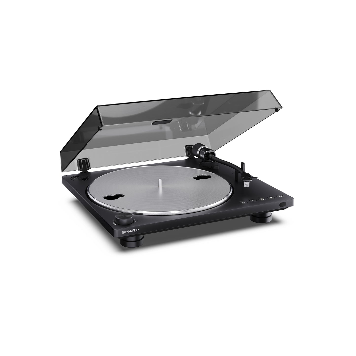 Automatischer Bluetooth-Plattenspieler – mit Audio Technica® Tonabnehmer & USB-Aufnahme