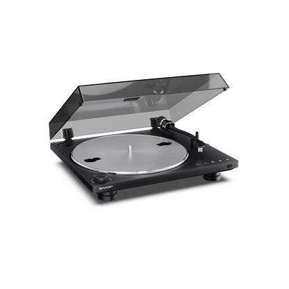 Automatischer Bluetooth-Plattenspieler – mit Audio Technica® Tonabnehmer & USB-Aufnahme